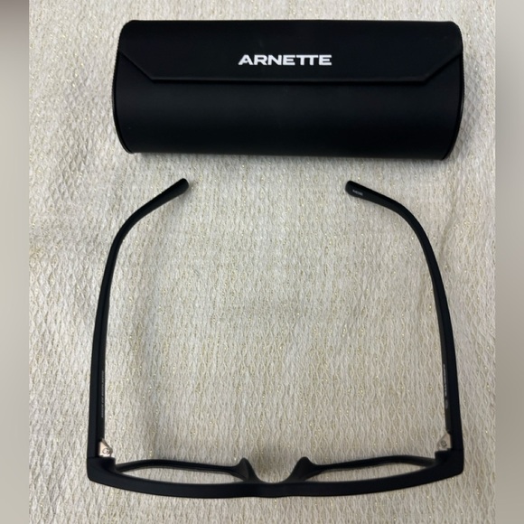 Arnette Phoebe Glasses Matte Black Transparent Lens Extra Small With Case NWOT - Picture 4 of 11